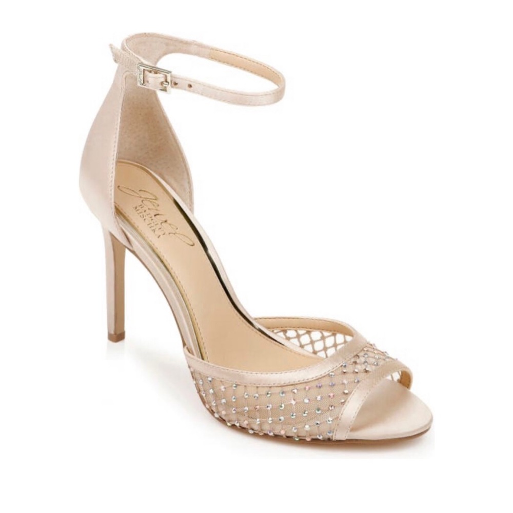 Crystal Embellished Sandal JEWEL BADGLEY MISCHKA